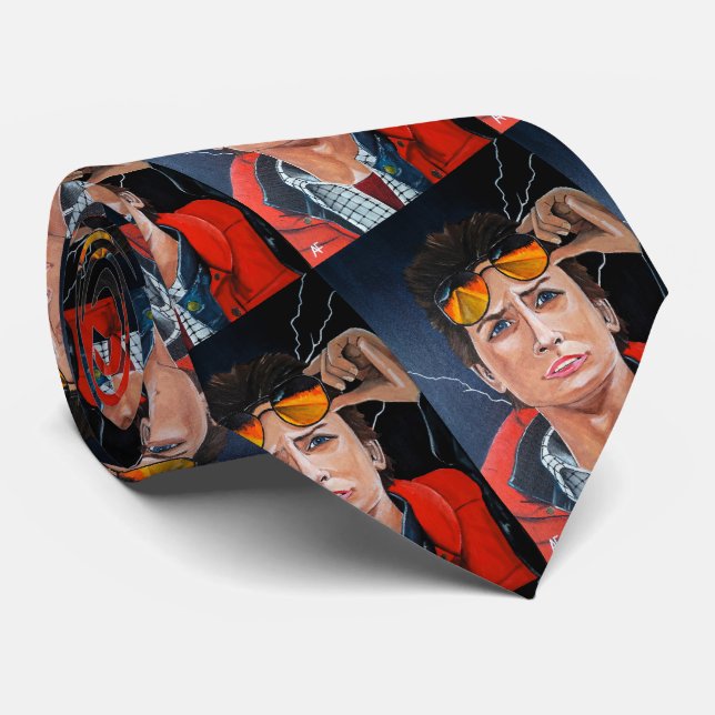 Cravate The Time Traveller Painting by Alfred Fox (Roulé)