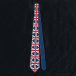 Cravate The Union Jack British Flag Neck Tie<br><div class="desc">Neck tie with The Union Jack flag design. This United Kingdom flag design is a great way to show you are proud to be British.</div>