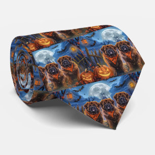 Cravate Tibetan Mastiff Halloween Épouvantable