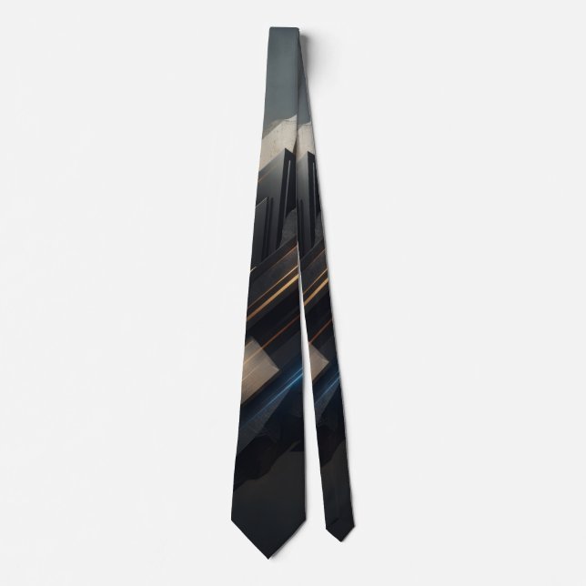 Cravate Tie Abstrait (Devant)