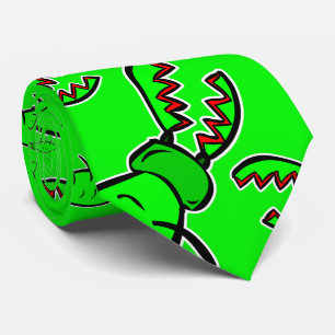 Cravate Tie Cerf-volant Japonais, Colier Insecte Vert