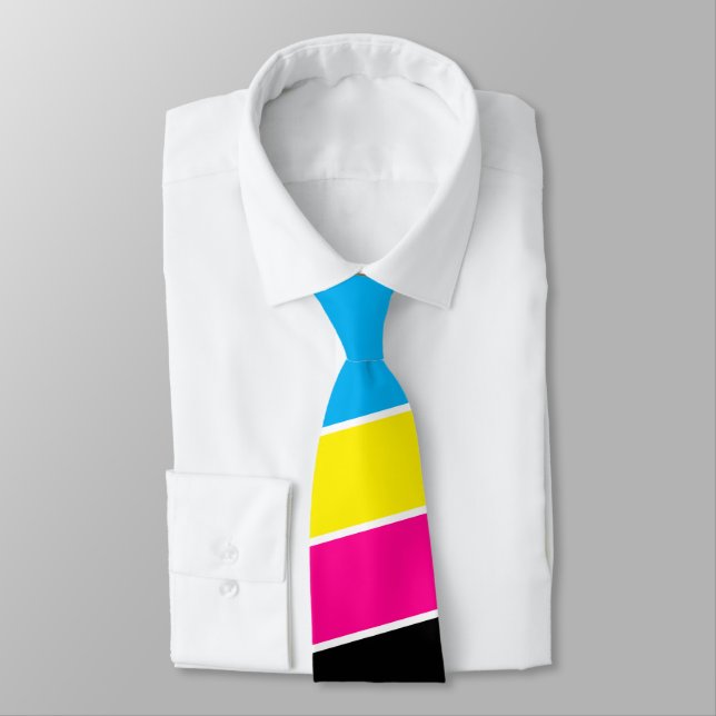 Cravate Tie CMYK pour les imprimeurs et les graphistes de  (Attaché)