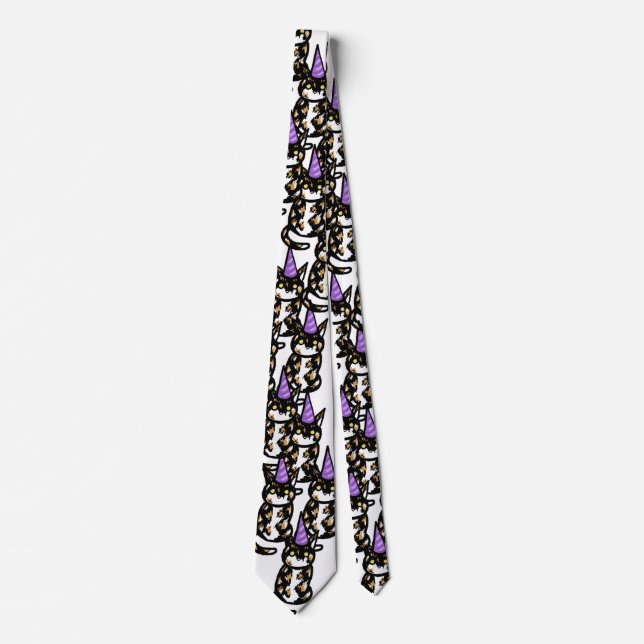 Cravate Tie de célébration de chat calico (Devant)