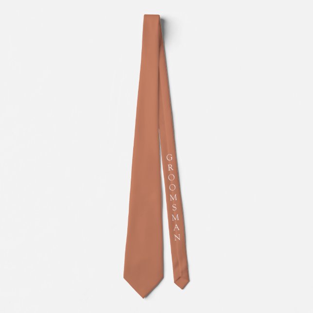 Cravate Tie de col pour garçon d'honneur de mariage (Devant)