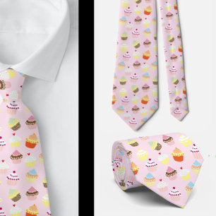 Cravate Tie de cou cadeau de boulangerie Cupcake Baker drô