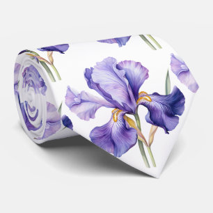 Cravate Tie de cou élégant floral pour mariage et occasion