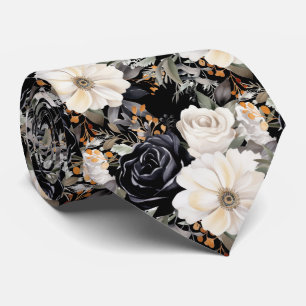 Cravate Tie de cou floral moderne Occasions spéciales fo