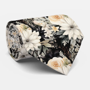 Cravate Tie de cou floral moderne Occasions spéciales fo