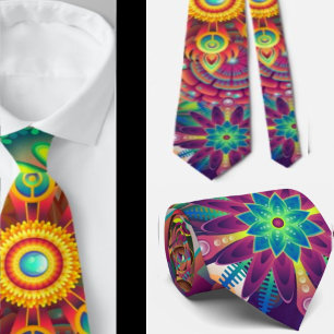 Cravate Tie de cou pour garçons d'honneur d'art indien col
