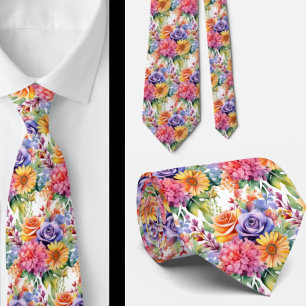Cravate Tie de gentleman   Nœud papillon floral pour maria