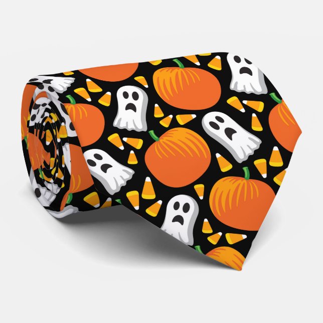 Cravate Tie de Halloween (Roulé)