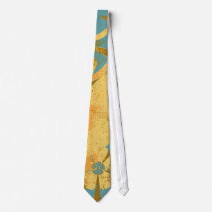 Cravate Tie de mode florale vintage