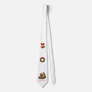 Cravate Tie de Noël animal