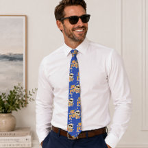 Tie de nouveauté amusant Big Poppa pour papa et gr