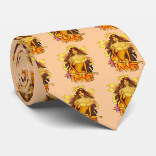 Cravate Tie de pompier de fée de flamme