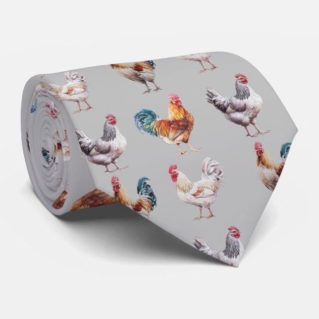 Cravate Tie de poule (Roulé)