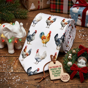 Cravate Tie de poule