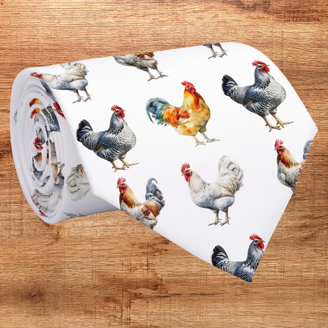 Cravate Tie de poule (Créateur téléchargé)