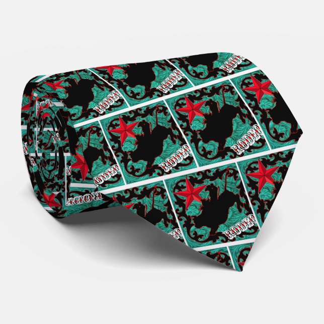 Cravate Tie de rodéo de cowboy occidental pour cavalier de (Roulé)