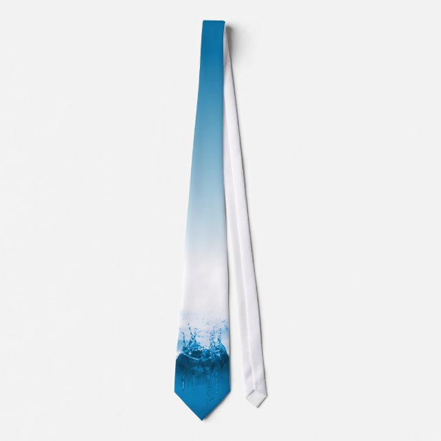 Cravate Tie Designer Goutte d'Eau (Devant)