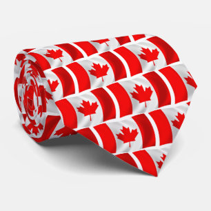 Cravate Tie Drapeau du Canada