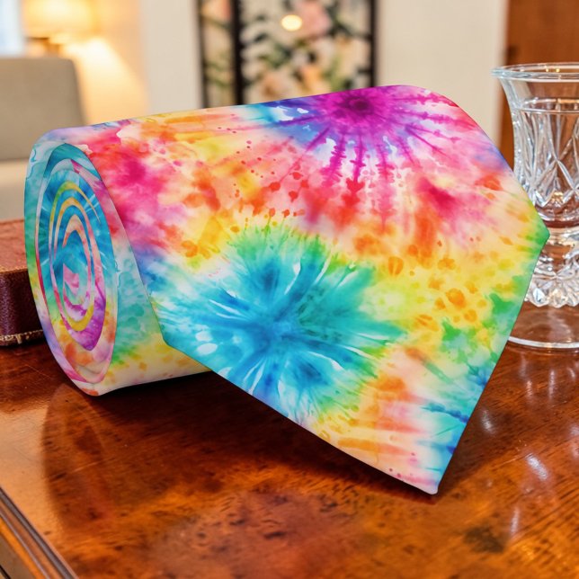 Cravate Tie Dye Hippie des années 60 (Créateur téléchargé)