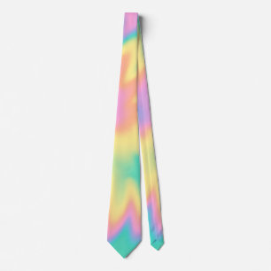 Cravate Tie Dye Rainbow Pastel Spital Super Hippie