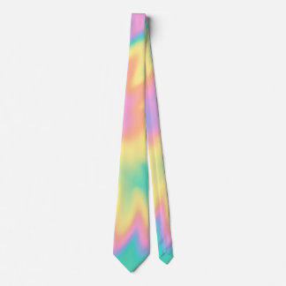 Cravate Tie Dye Rainbow Pastel Spital Super Hippie