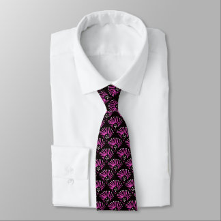 Cravate Tie Fleur Native Florale Abstraite Moderne pour le