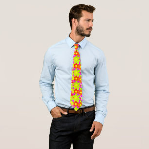 Cravate Tie Floral Abstrait