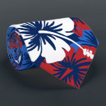 Cravate Tie floral épique<br><div class="desc">NOUVEAU !  Impression tropicale vintage inspirée des chemises aloha des années soixante et soixante-dix. D'énormes fleurs d'hibiscus créent ce motif tropical. Un tie amusant pour cet homme moins conservateur avec un sens de l'humour et une passion pour les îles d'Hawaï.</div>
