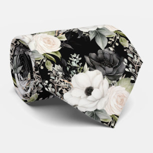 Cravate Tie floral pour occasion spéciale   Moderne et for