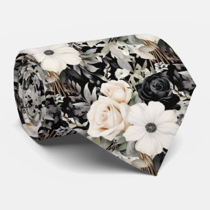 Cravate Tie floral pour occasion spéciale Moderne et for
