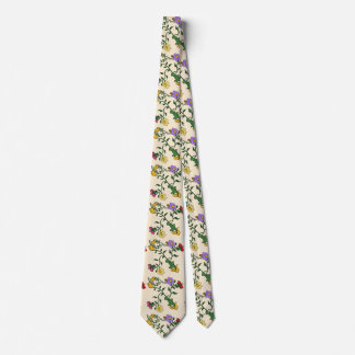 Cravate Tie floral vintage | Motif botanique élégant