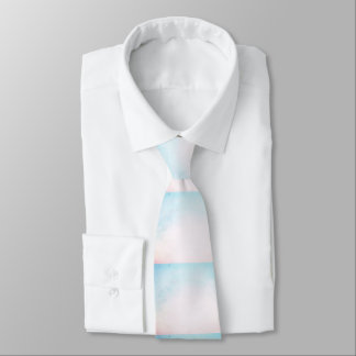 Cravate Tie Homme Rose et Bleu