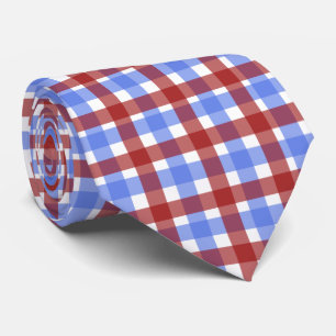 Cravate Tie Père de la Fête des Pères Coloré à Carreaux Pa