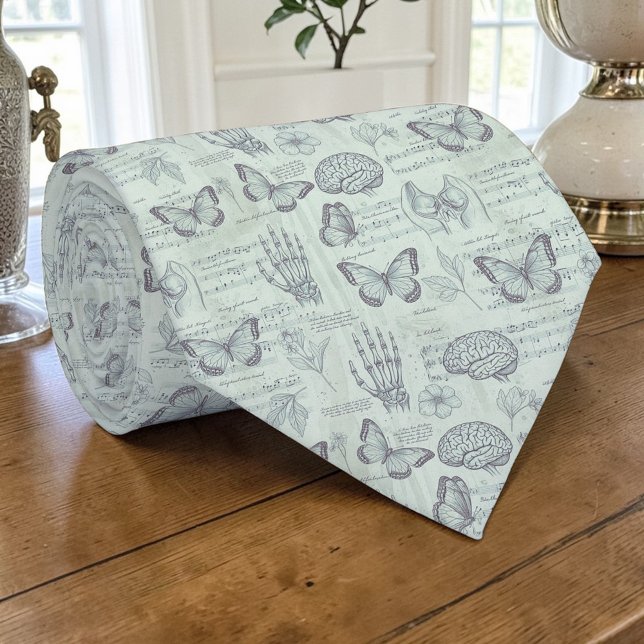 Cravate Tie personnalisé Anatomie Science Vintage (Créateur téléchargé)