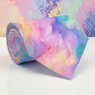 Cravate Tie personnalisé aquarelle