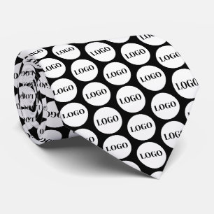 Cravate Tie personnalisé avec logo d'entreprise pour l'ima