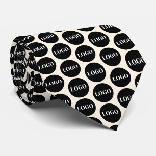Cravate Tie personnalisé avec logo d'entreprise pour l'ima