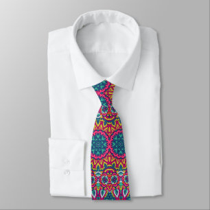 Cravate Tie personnalisé couleur rétro – Mode élégante