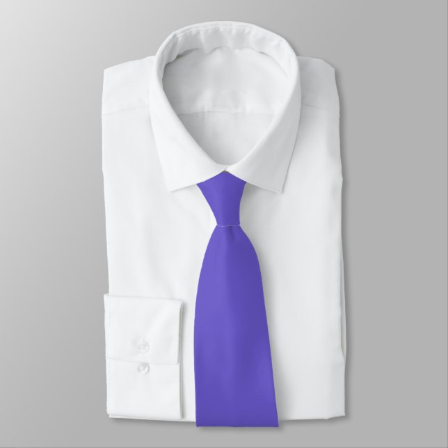 Cravate Tie personnalisée bleu ardoise (Attaché)