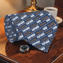 Tie personnalisée pour la fête des pères