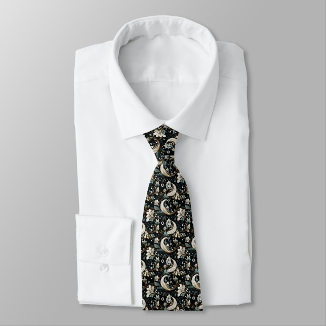 Cravate Tie pour homme à motif cachemire (Attaché)