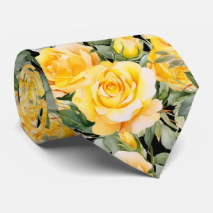 Cravate Tie pour homme Necktie florale pour mariage et é