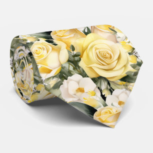 Cravate Tie pour homme Nœud papillon floral pour mariage