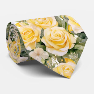 Cravate Tie pour homme Nœud papillon floral pour mariage
