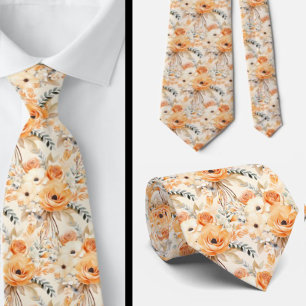 Cravate Tie pour homme Nœud papillon floral pour mariage