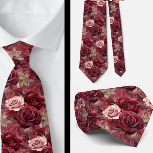 Cravate Tie pour homme Nœud papillon floral pour mariage