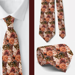 Cravate Tie pour homme Nœud papillon floral pour mariage